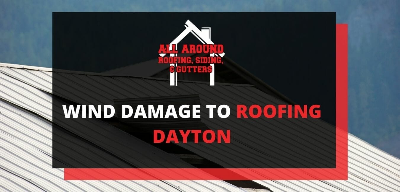 Wind Damage To Roof In Dayton, OH