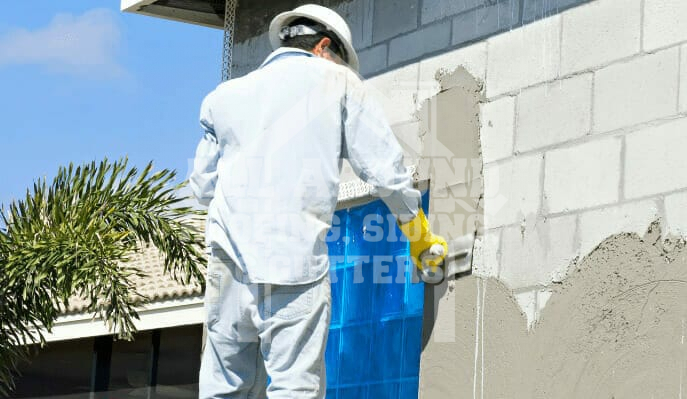 Stucco wall cladding