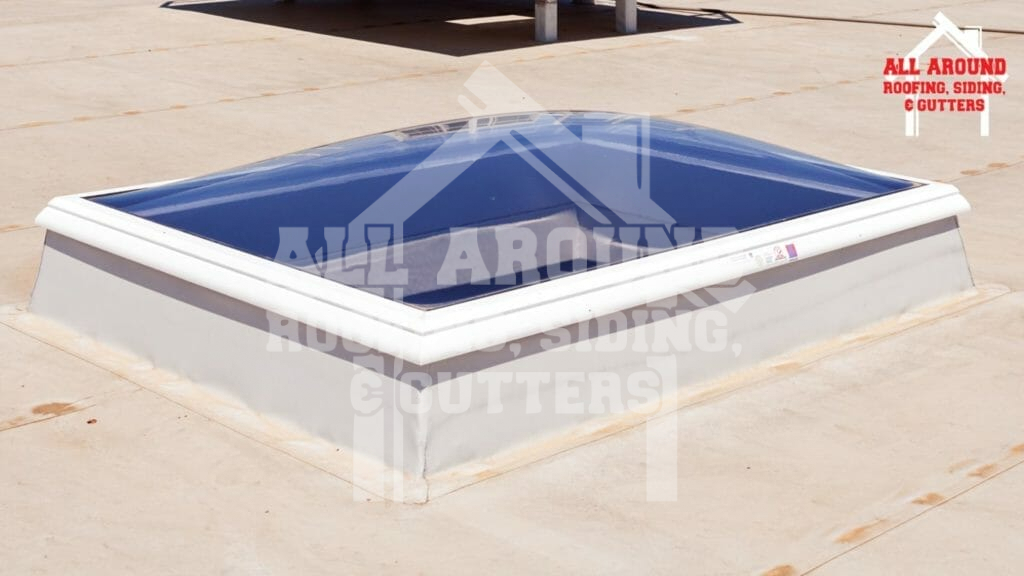 Flat roof skylight