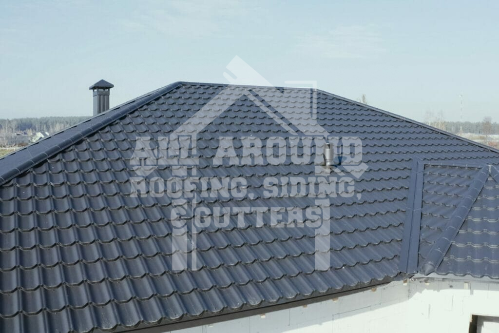 Metal shingle roofs