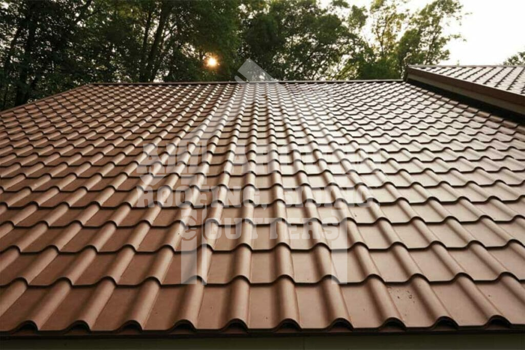 Metal tile roofs