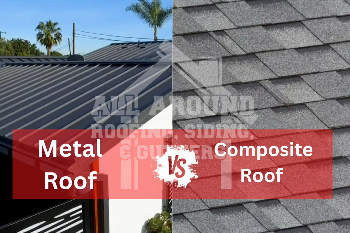 Metal roof and composite roof