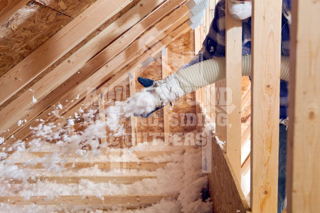 Blown-in insulation