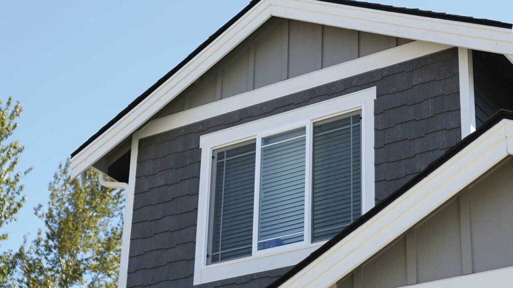 Engineered wood shake siding