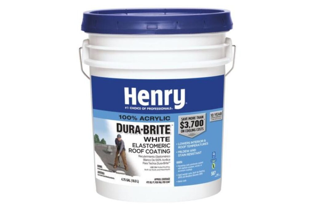 Henry® 587 Dura-Brite™ White Elastomeric Roof Coating
