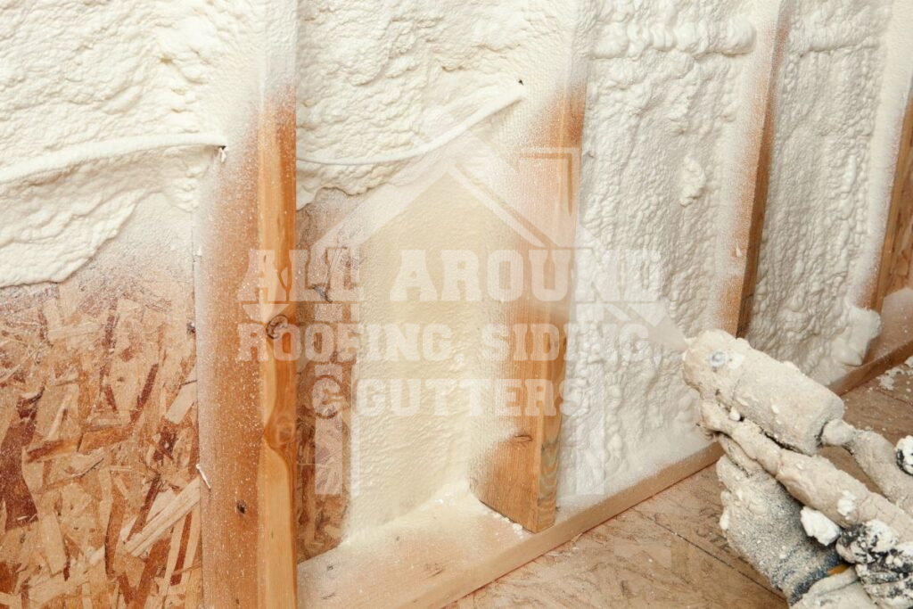 Spray foam insulation