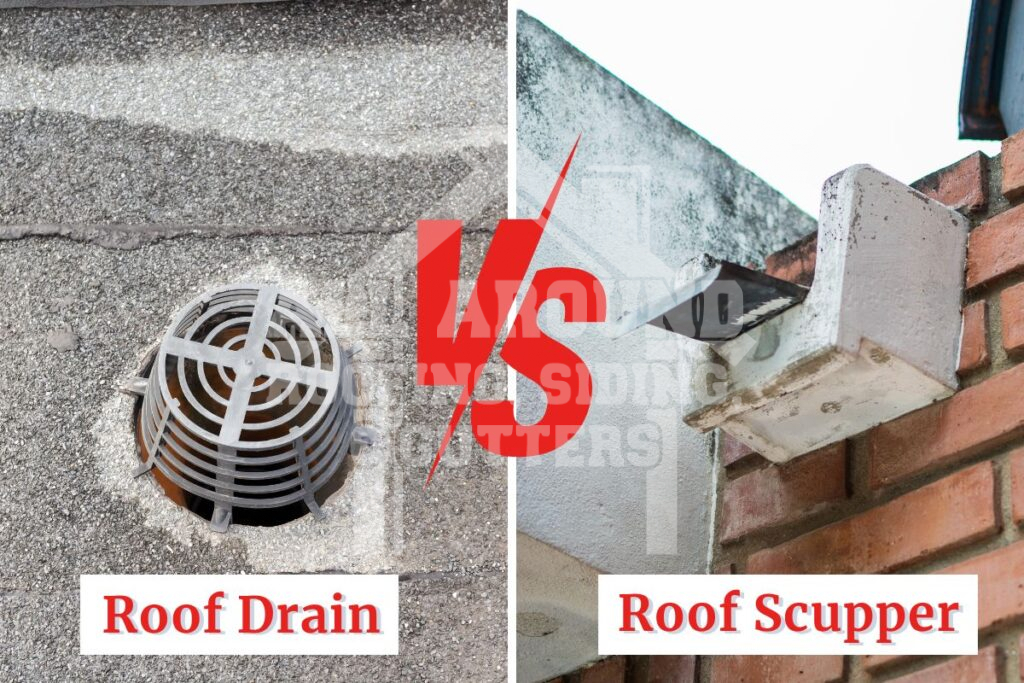 Roof drain vs. Scupper