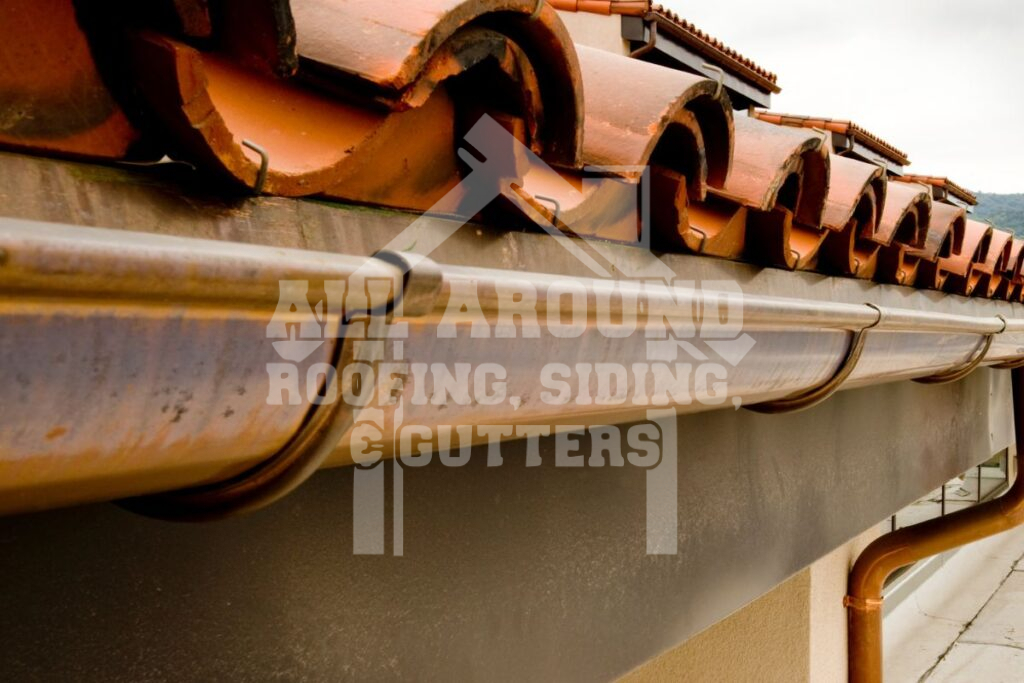 Copper gutter