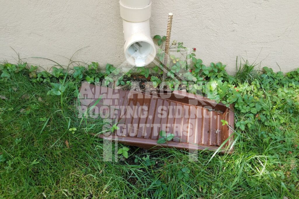 Gutter and downspout