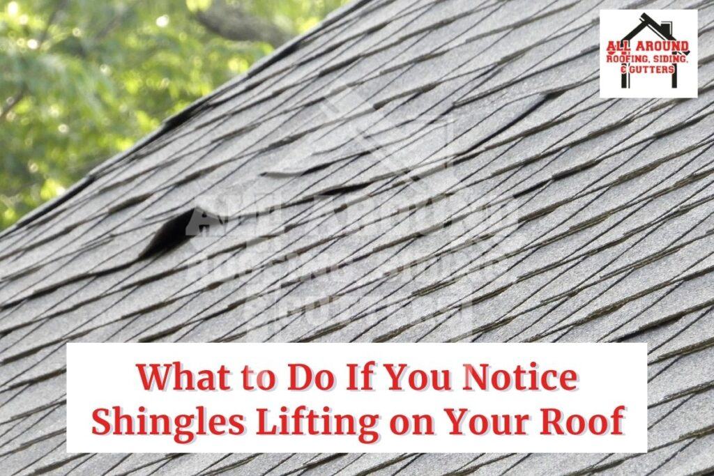 Shingles lifting