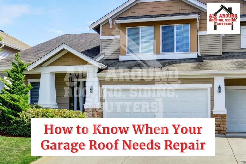 Garage roof repair