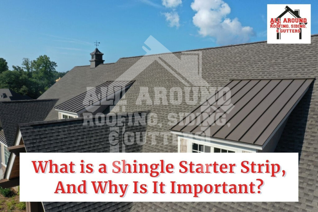 Shingle starter strip