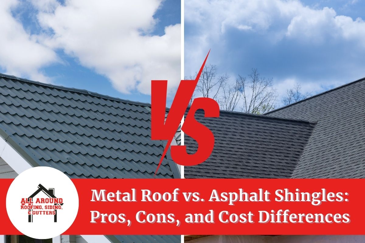 Metal Roof vs. Asphalt Shingles: Pros, Cons, and Cost Differences