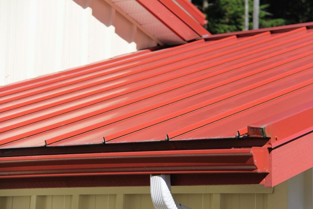 Painting a metal roof