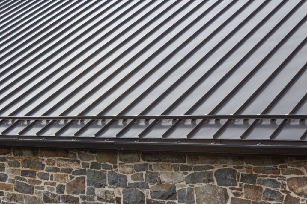 Standing seam metal roof