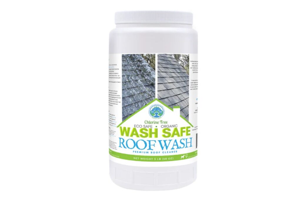 Wash safe™ roof wash