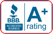BBB Accredited Business A+ rating